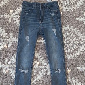 high waisted hollister jeans